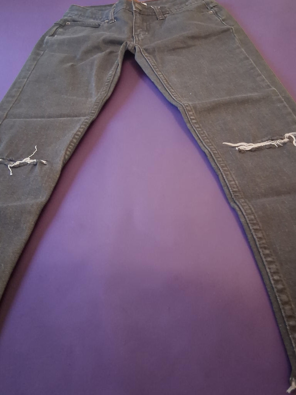 Free People brand black denim jeans, size W 24 Boho Style Brand Tendy Fashion